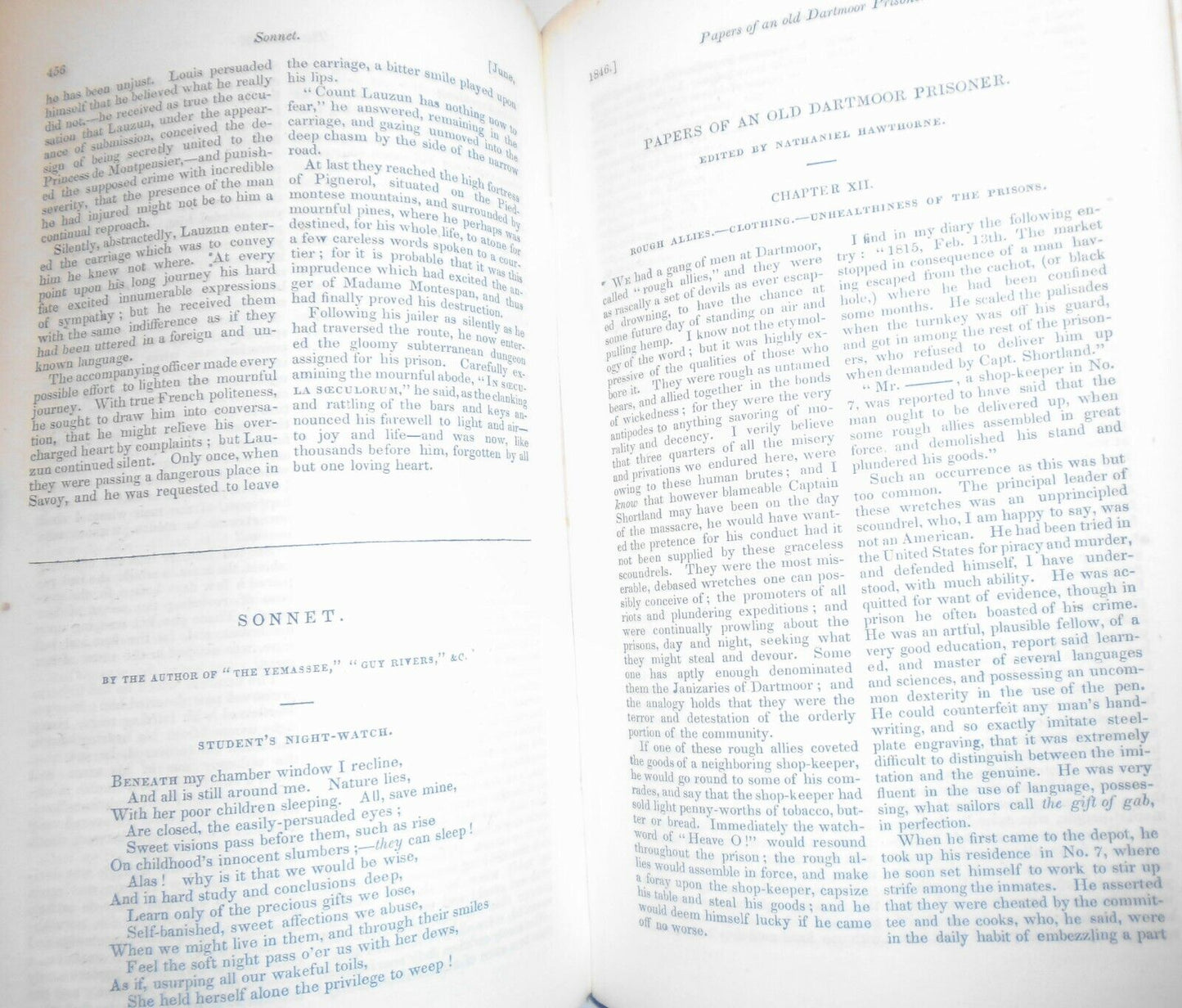 United States Magazine & Democratic Review June 1846 - Nathaniel Hawthorne ...