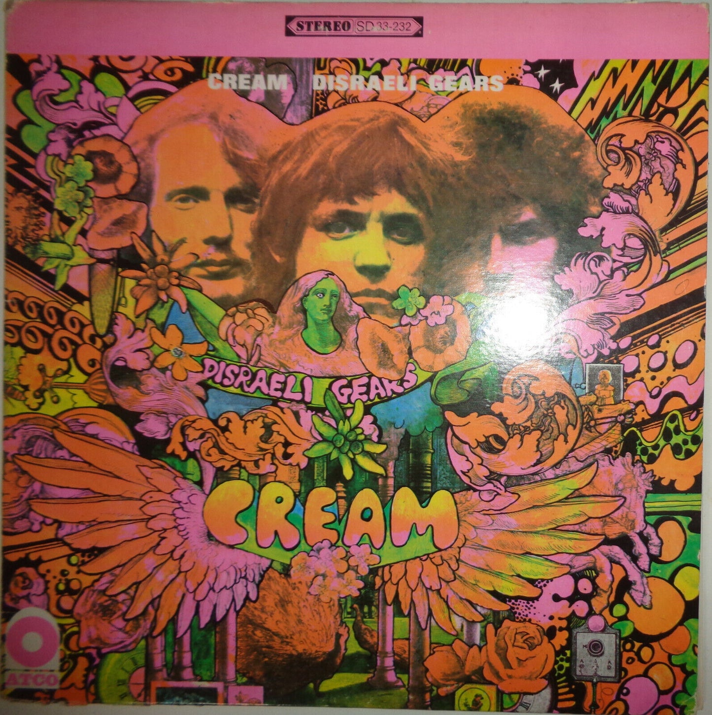 9 Classic Rock LPs - Doors, Cream, Iron Butterfly, Dylan, Deep Purple, Chicago..