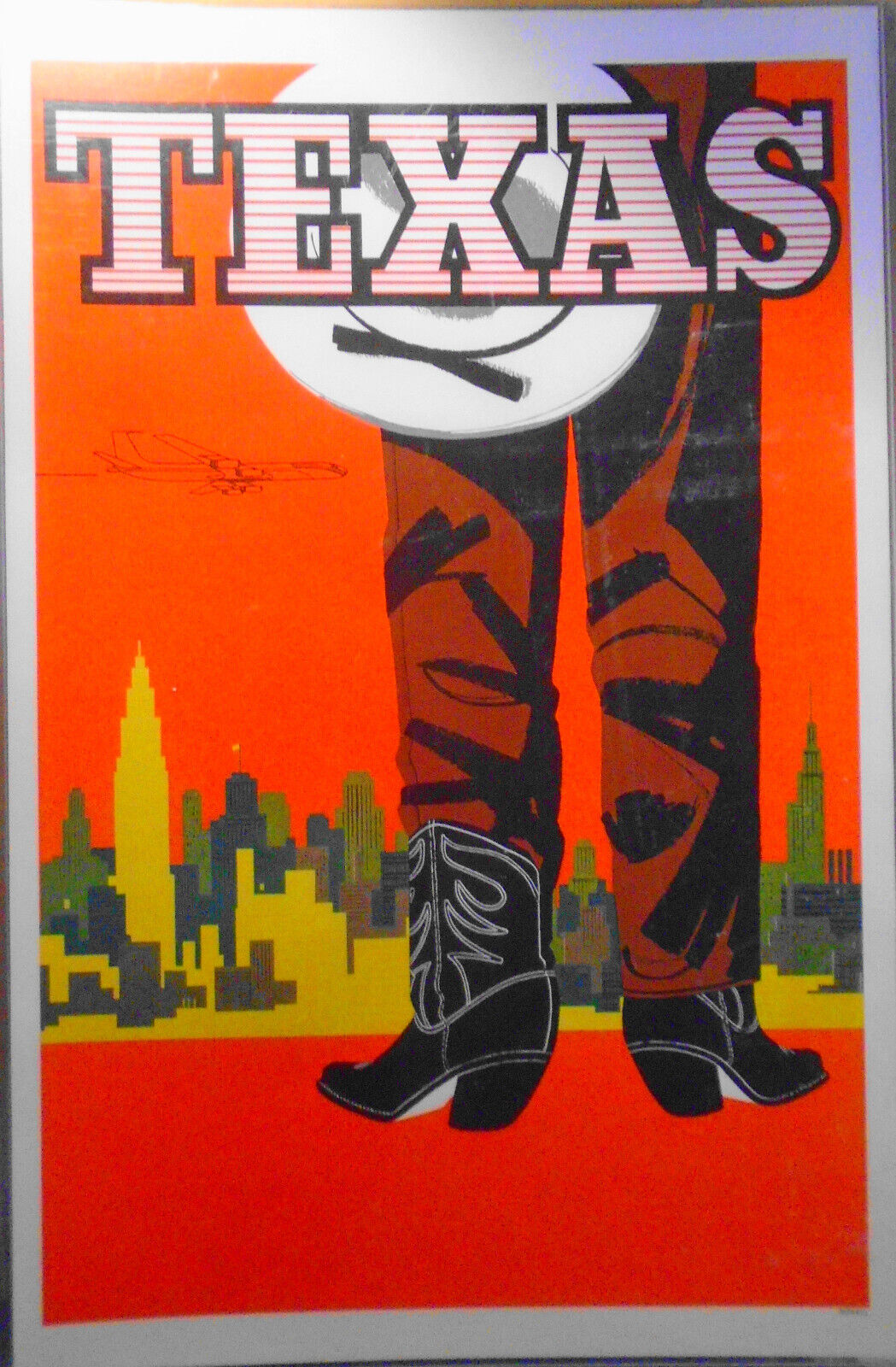 Texas Travel - Window card Poster - 17 x 11 inches