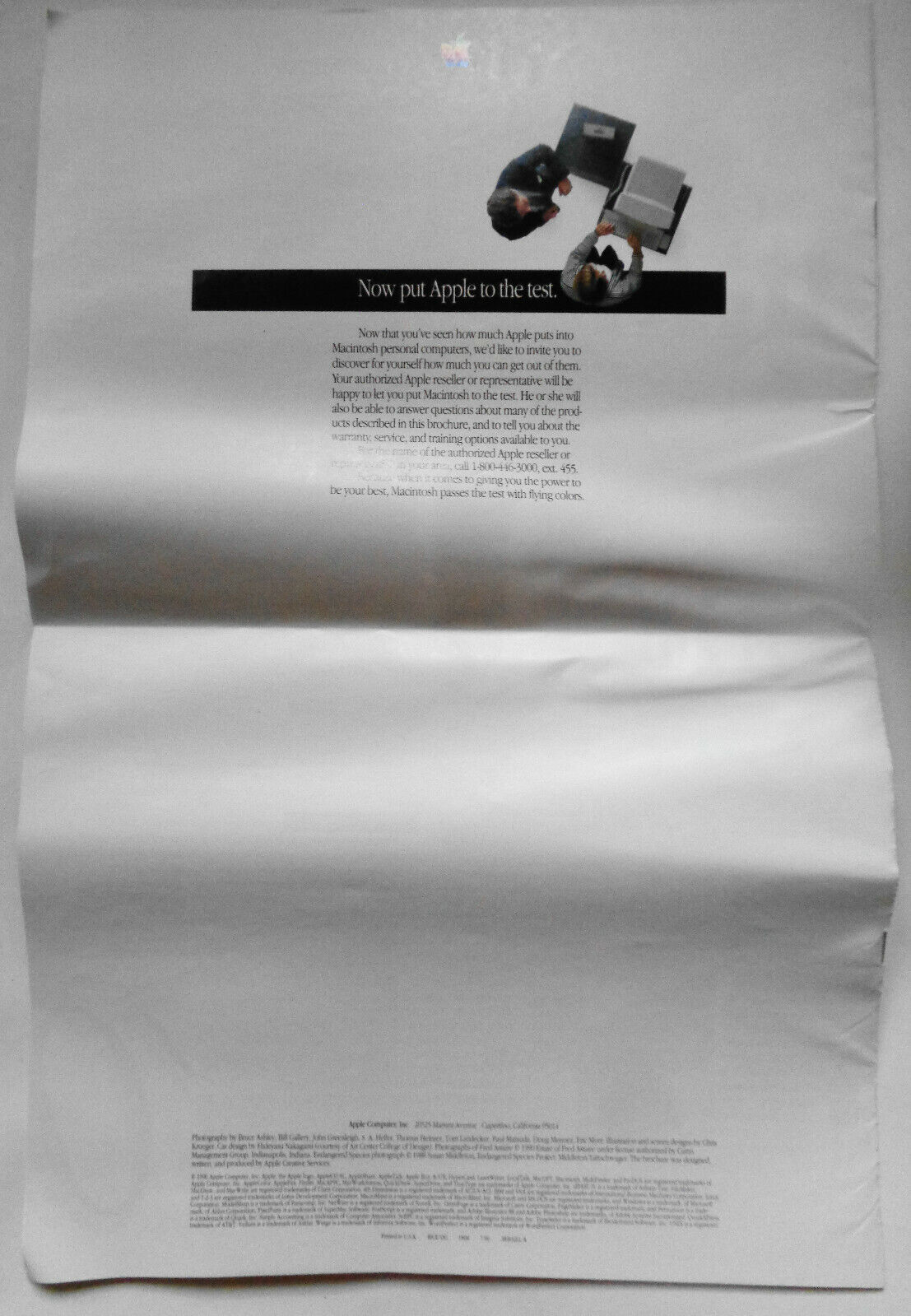 Put it to the test - 1990 Apple Macintosh promo brochure