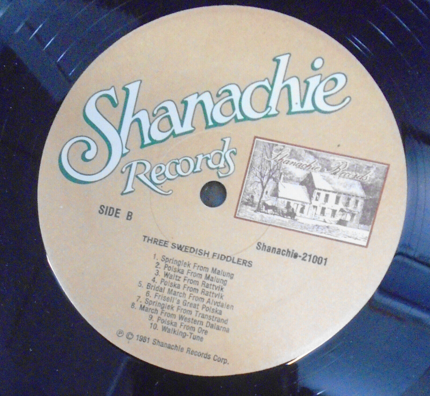 Three Swedish Fiddlers - LP - Pers Hans - Kalle Almlof - Bjorn Stabi. 1981