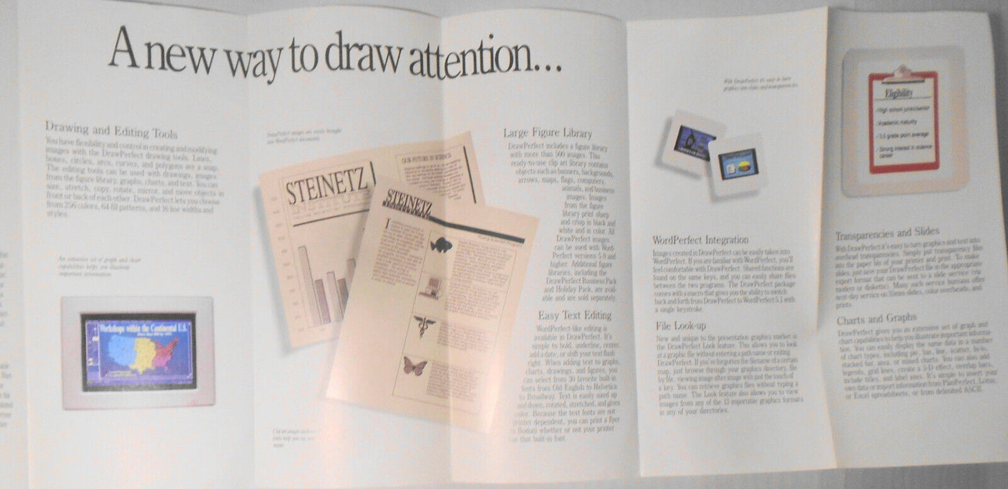 1988 3 WordPerfect for IBM PCs brochures