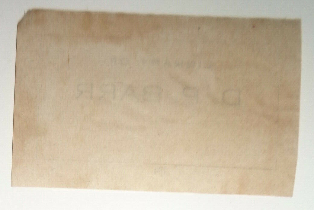 D. P. Barr miniature Ex Libris Bookplate - 19th century