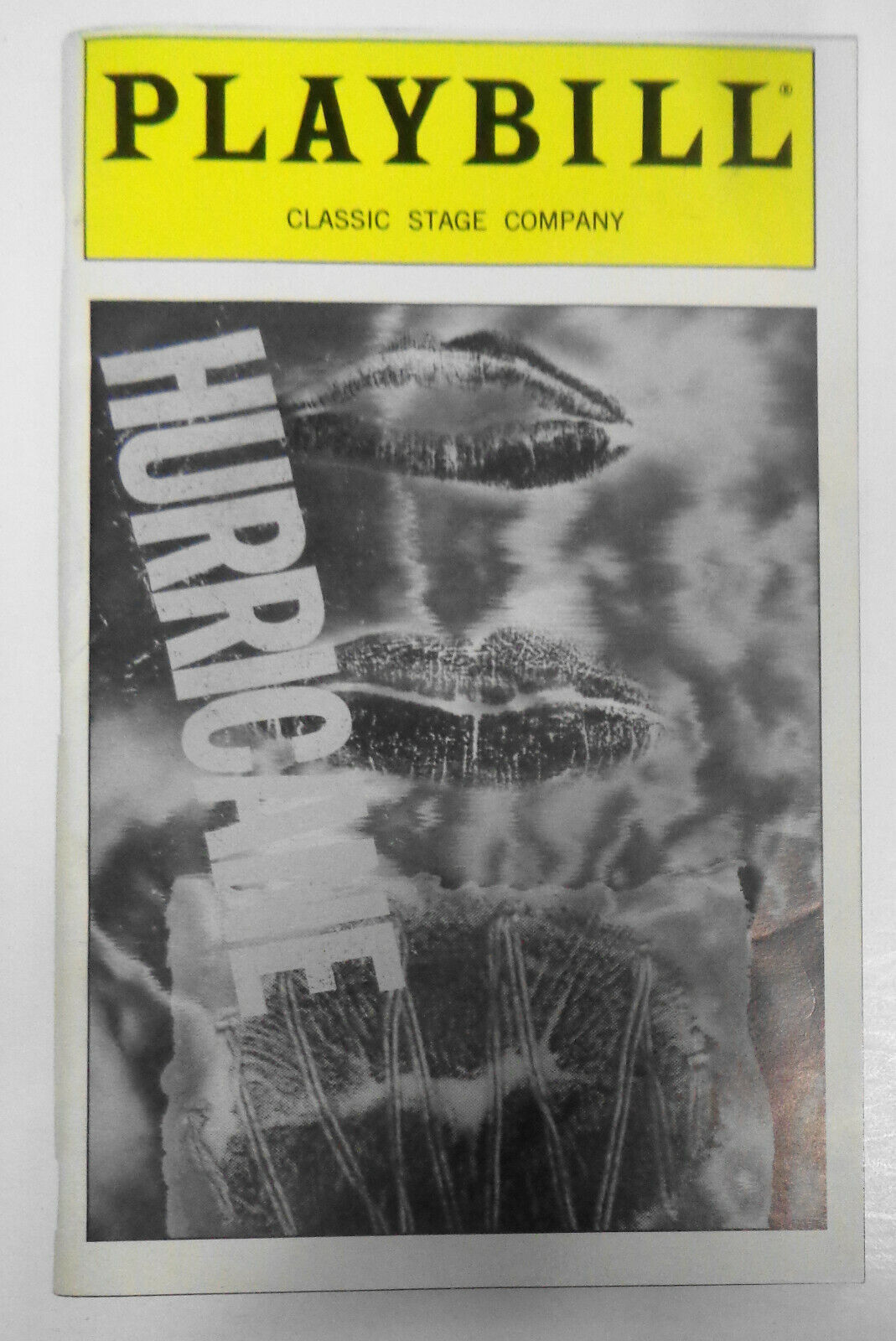 Hurricane - Playbill - Classic Stage Company, NYC December 1999