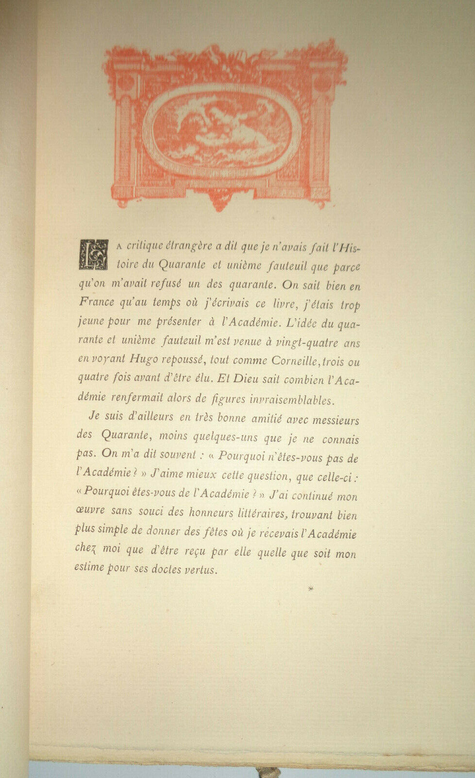 1882 Histoire du 41me Fauteuil de l'Academie francaise - Arsène Houssaye Ltd ed