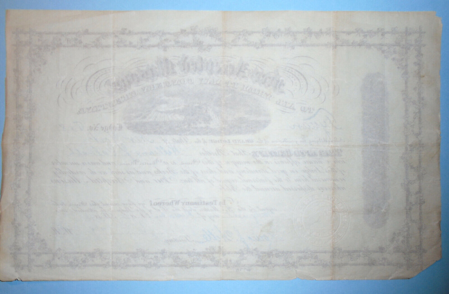 1870 Grand Lodge of the State of New York - Masonic Dimit