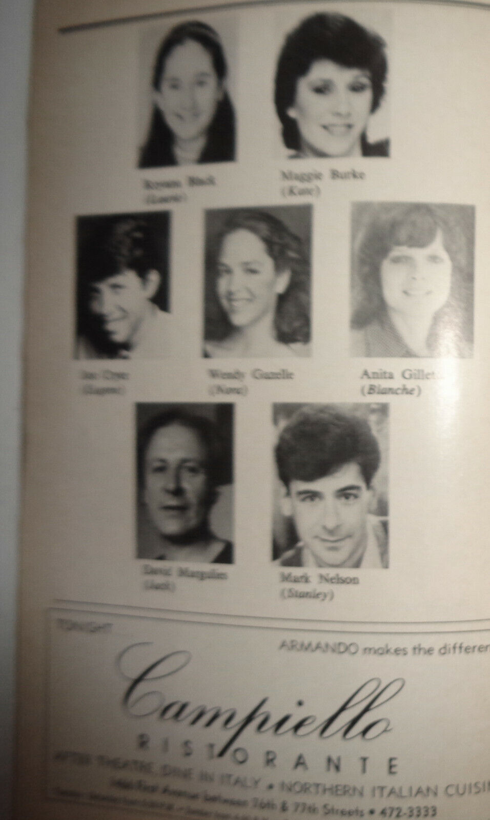 Brighton Beach Memoirs Playbill 1985 - SIGNED by Jon Cryer
