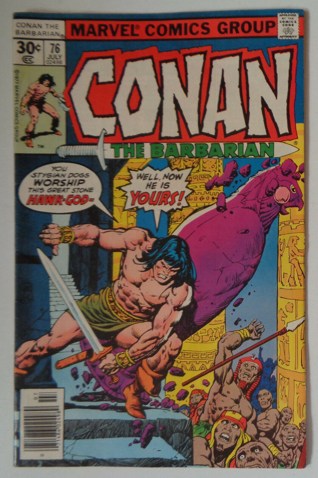 Conan the Barbarian - Marvel Comics #76 July 1977