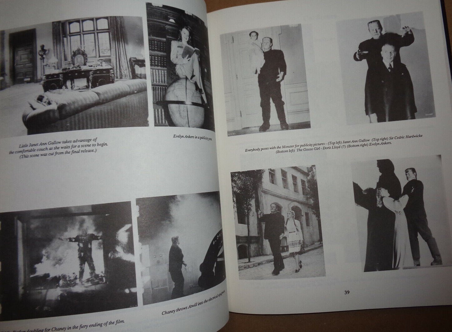 MagicImage Filmbooks The Ghost of Frankenstein SIGNED Ralph Bellamy Ltd ed 100