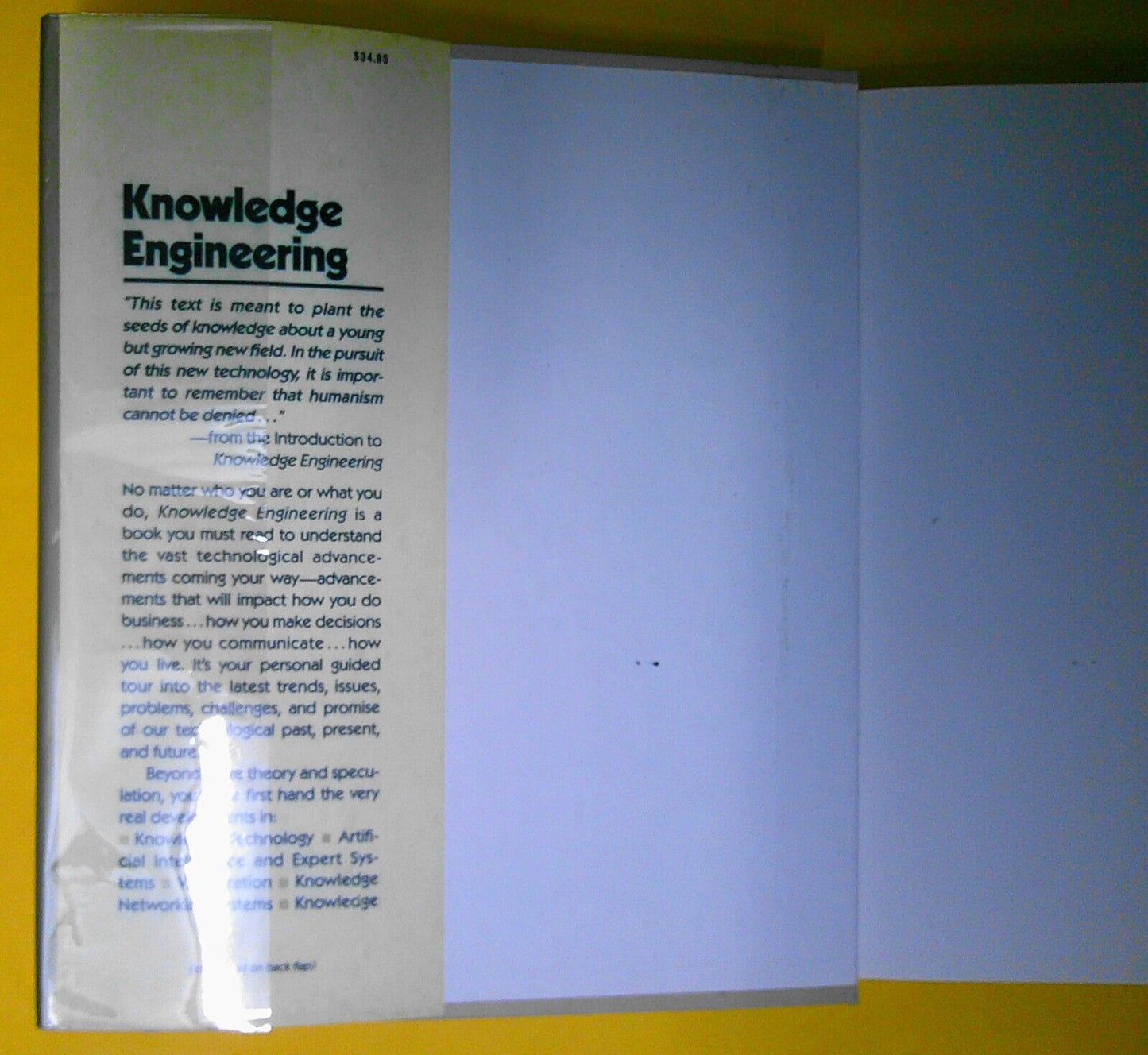 Knowledge Engineering: Uses of Artificial Intelligence in Business. Thomas Cross