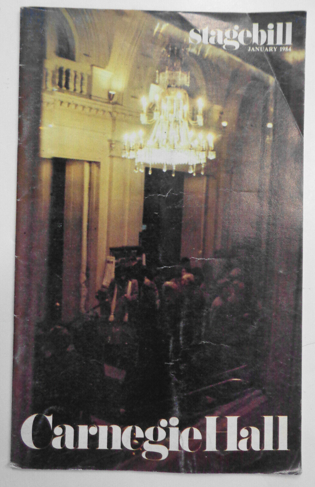 BOSTON SYMPHONY ORCHESTRA - CARNEGIE HALL STAGEBILL - Jan 1984