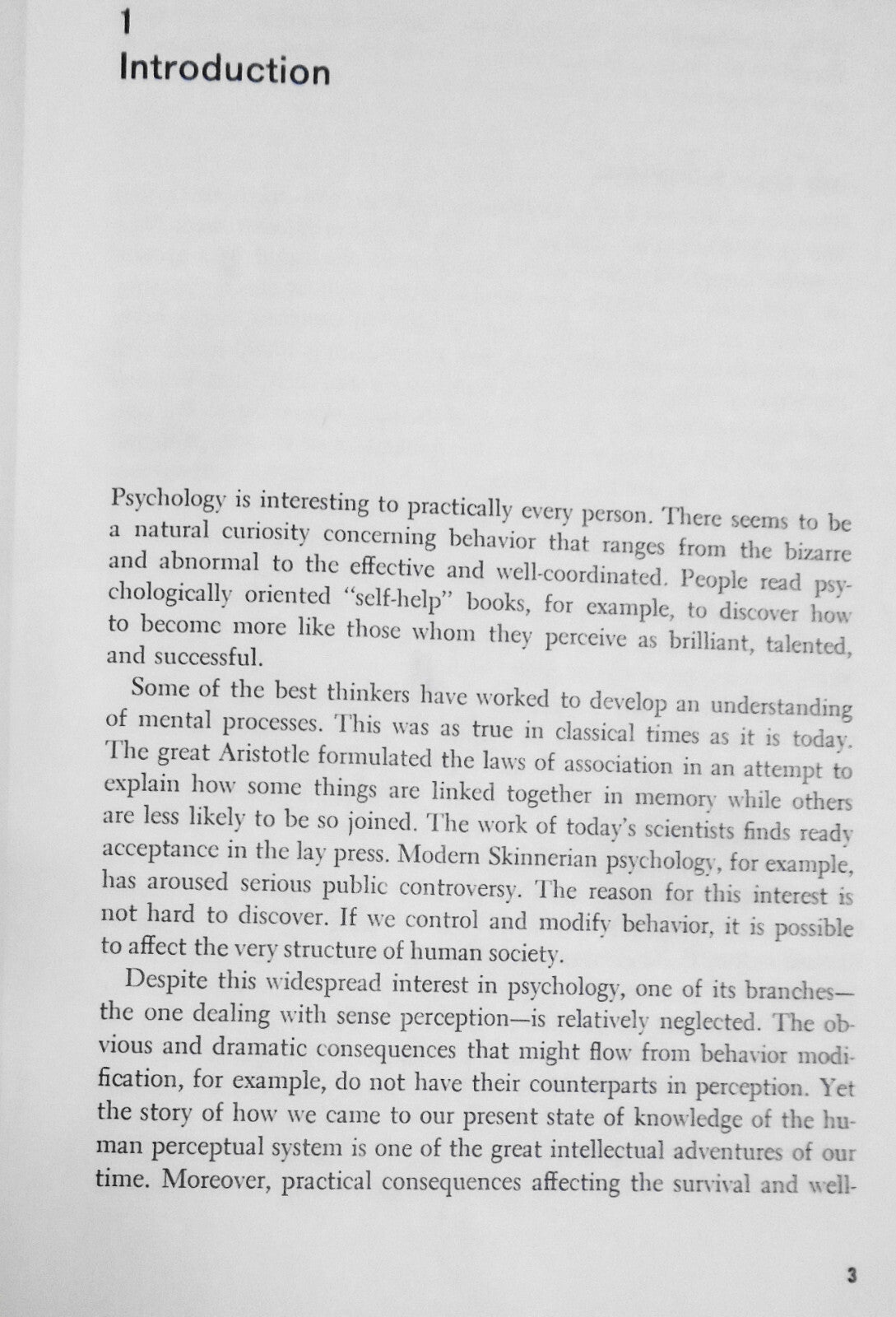 Perception, by Lloyd Kaufman & Principles of Visual Perception, by Bloomer