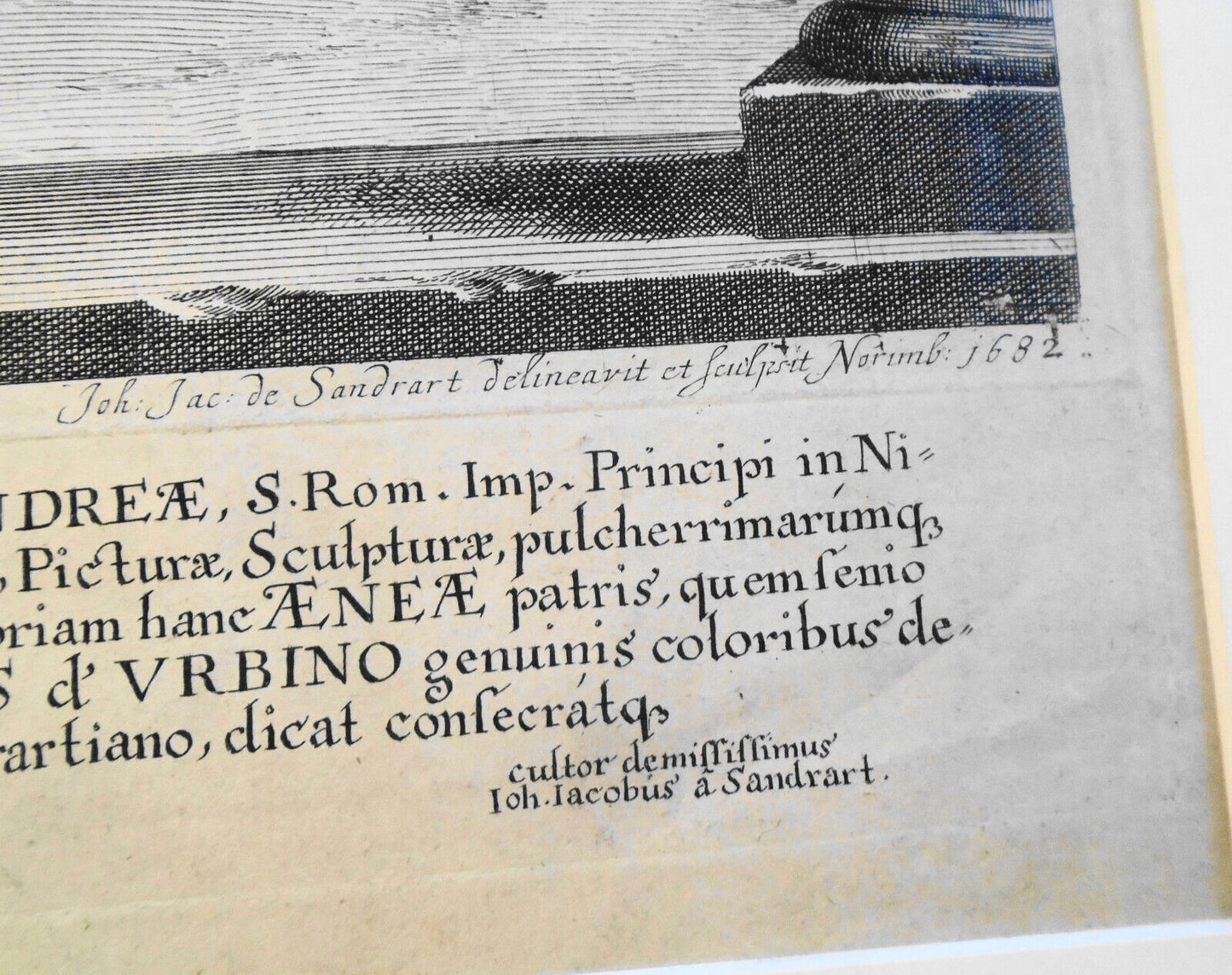 1682 “The Fire in the Borgo”, by Raphael - Johann Jacob von Sandrart’s etching