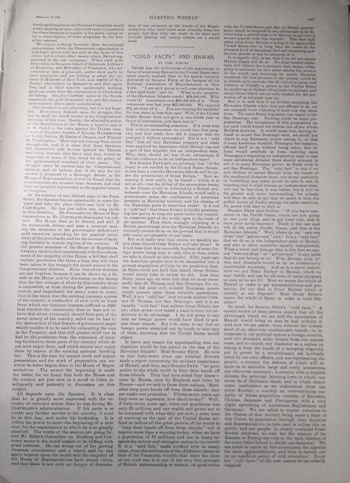 California's Golden Jubilee - Harper's Weekly, February 12, 1898. Story & prints