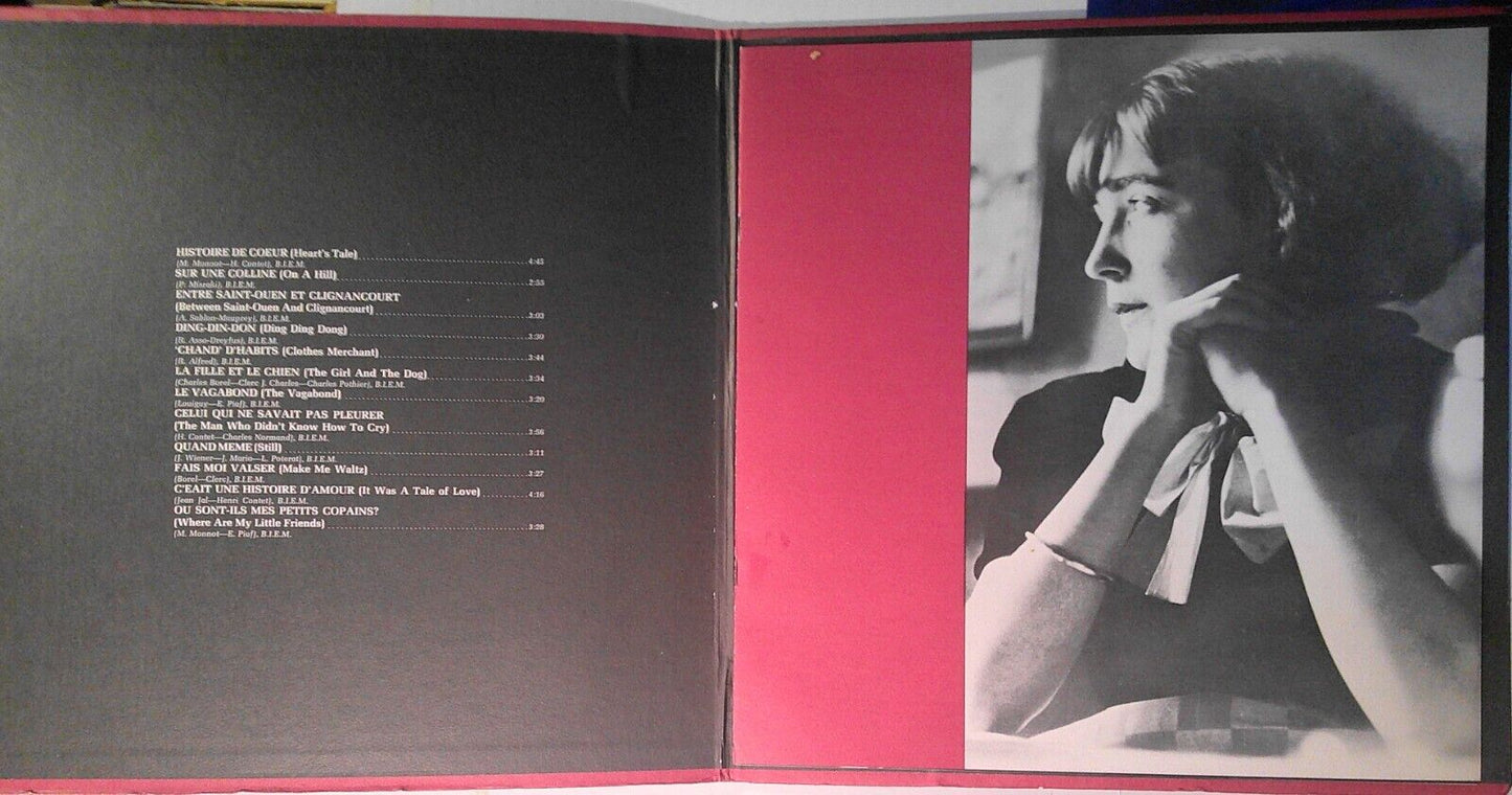 Edith Piaf At Carnegie Hall & The Unknown Edith Piaf - vinyl LP lot.
