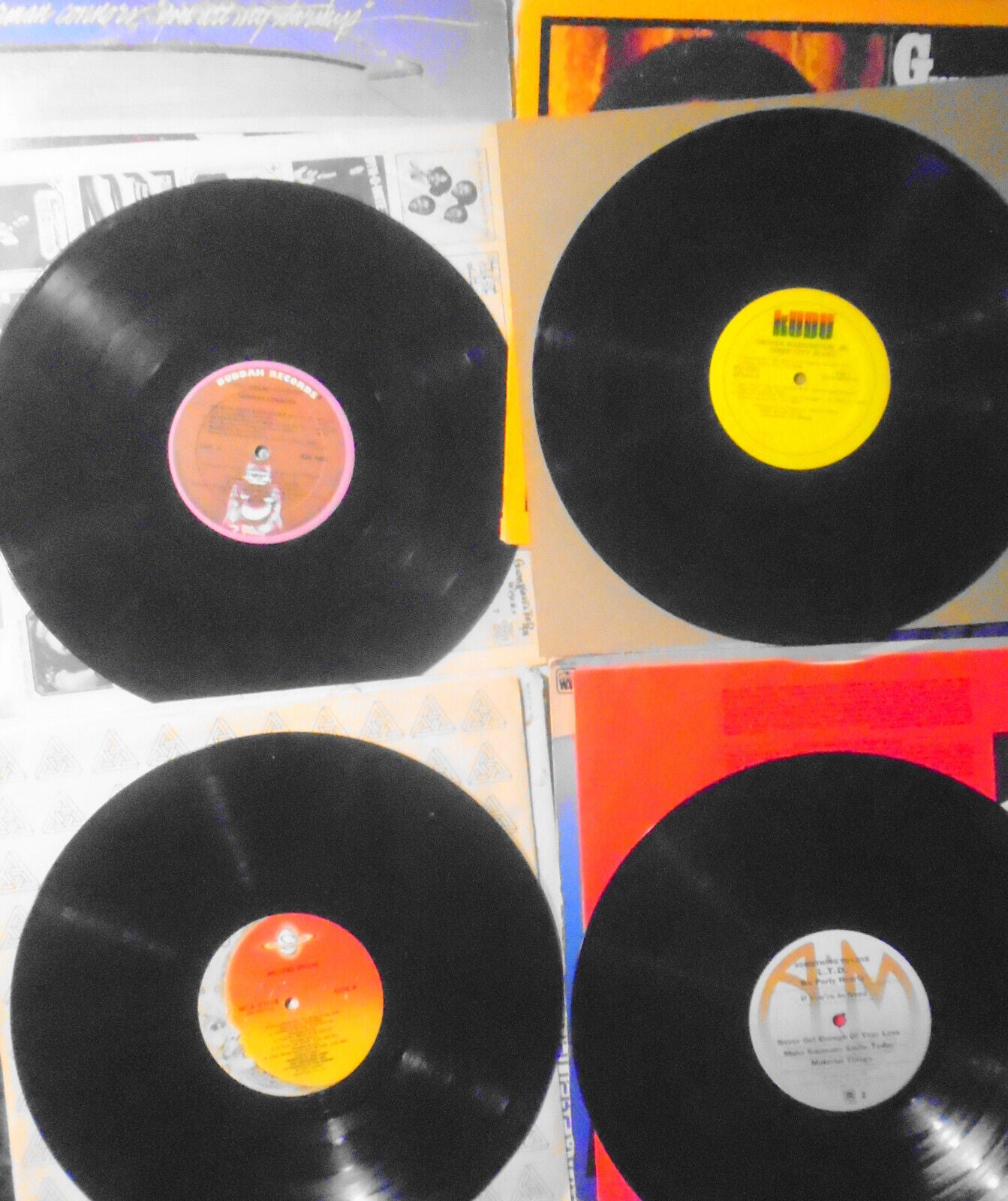 Lot of 6 R&B Soul vinyl LP record albums: Aretha Franklin, Ohio Players, LTD etc