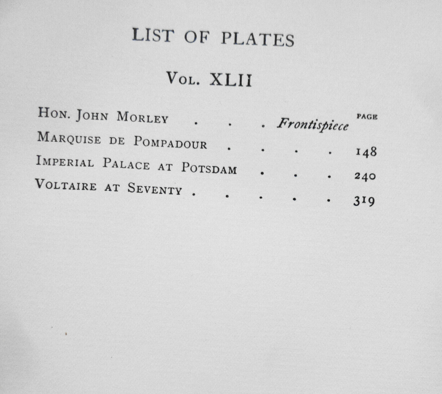 A Biographical Critique of Voltaire by John Morley - 1901 Limited edition