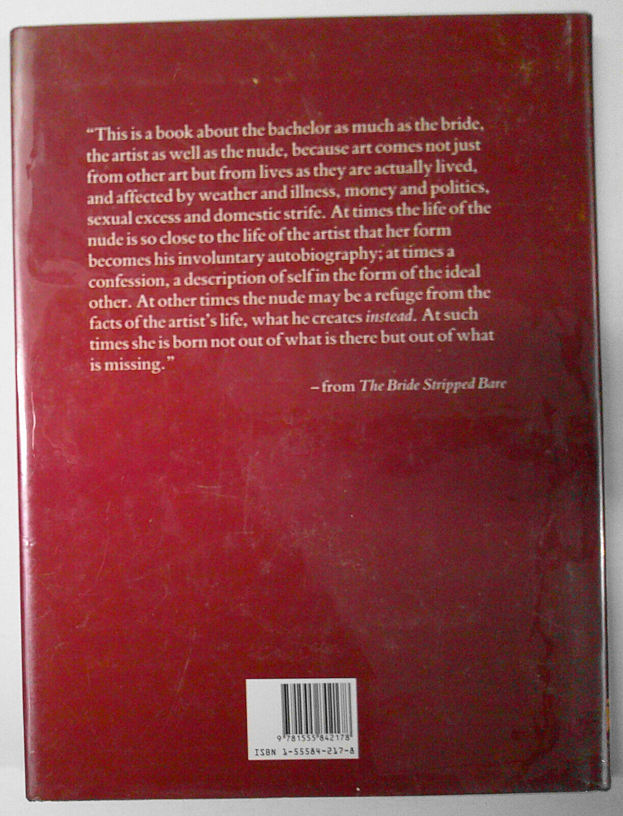 The Bride Stripped Bare, the Artist and the Female Nude.. by Janet Hobhouse HCDJ
