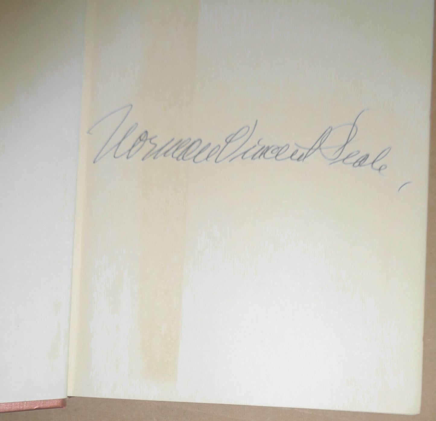 Norman Vincent Peale : Enthusiasm Makes the Difference - SIGNED 1967 HC/DJ