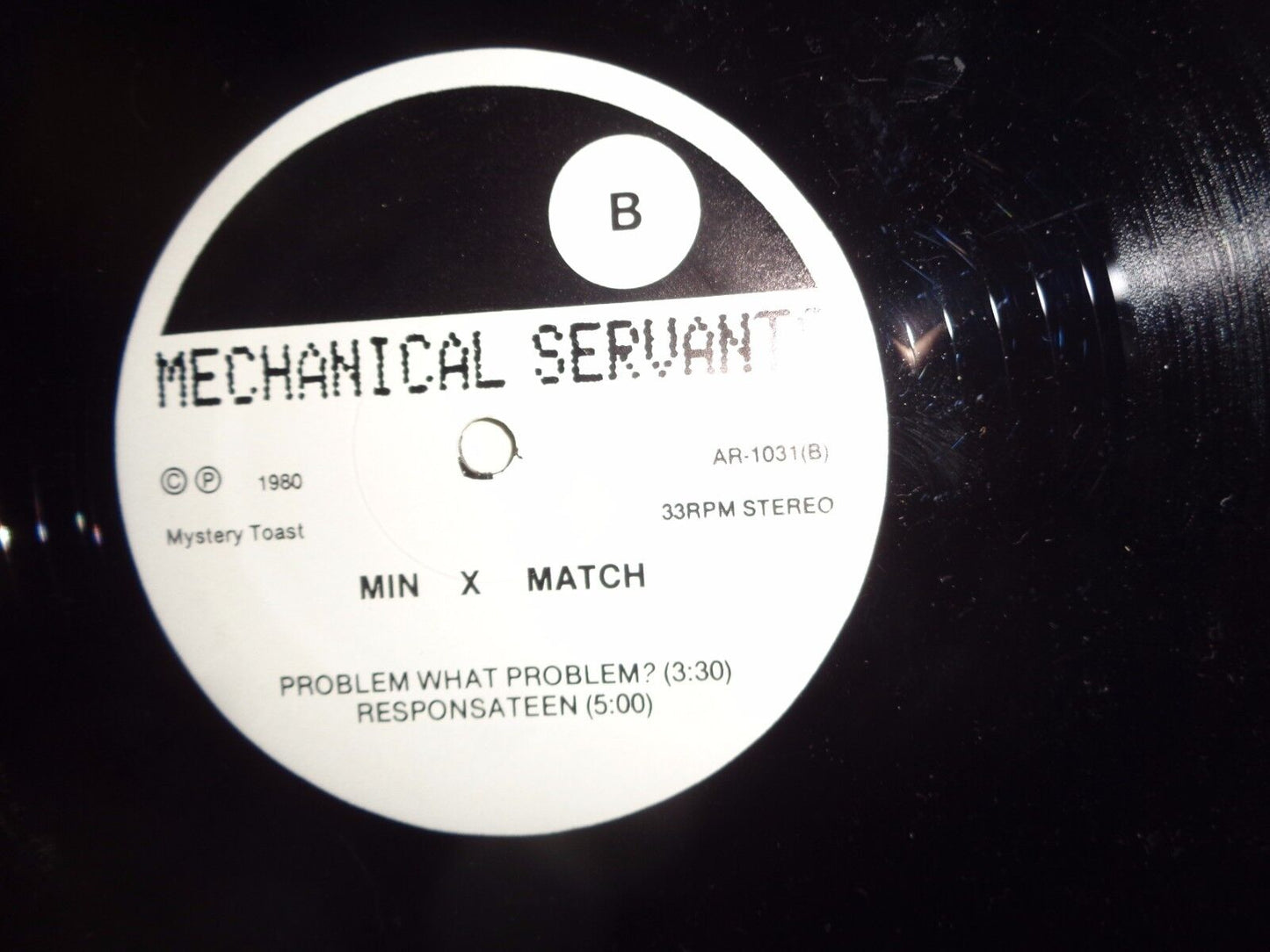 Mechanical Servants – Min X Match 1980 Vinyl, 12", 33 ⅓ RPM Arabellum AR-1031