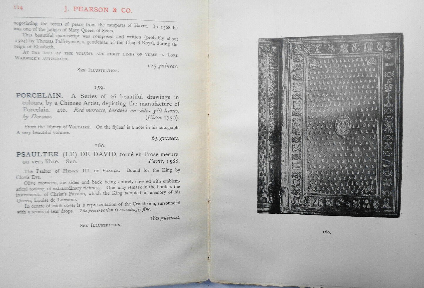 1905 Pearson Catalog - Very Choice Books: Historical Bindings, Illuminated Manus