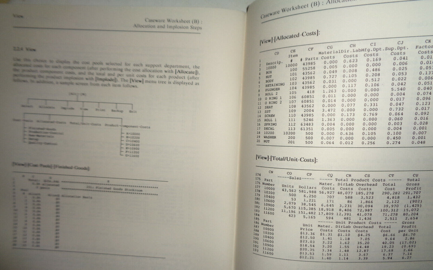 1986 Harvard Business School Case Software: Schrader Bellows Cost Analysis