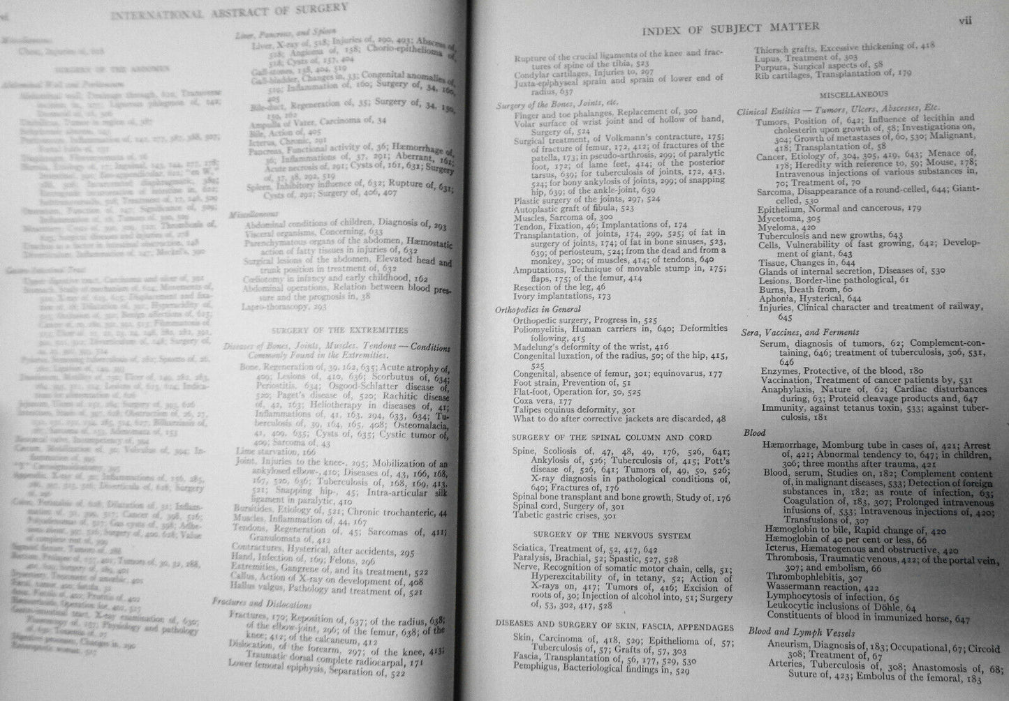 INTERNATIONAL ABSTRACT OF SURGERY ... VOL. 17, JULY TO DEC, 1913