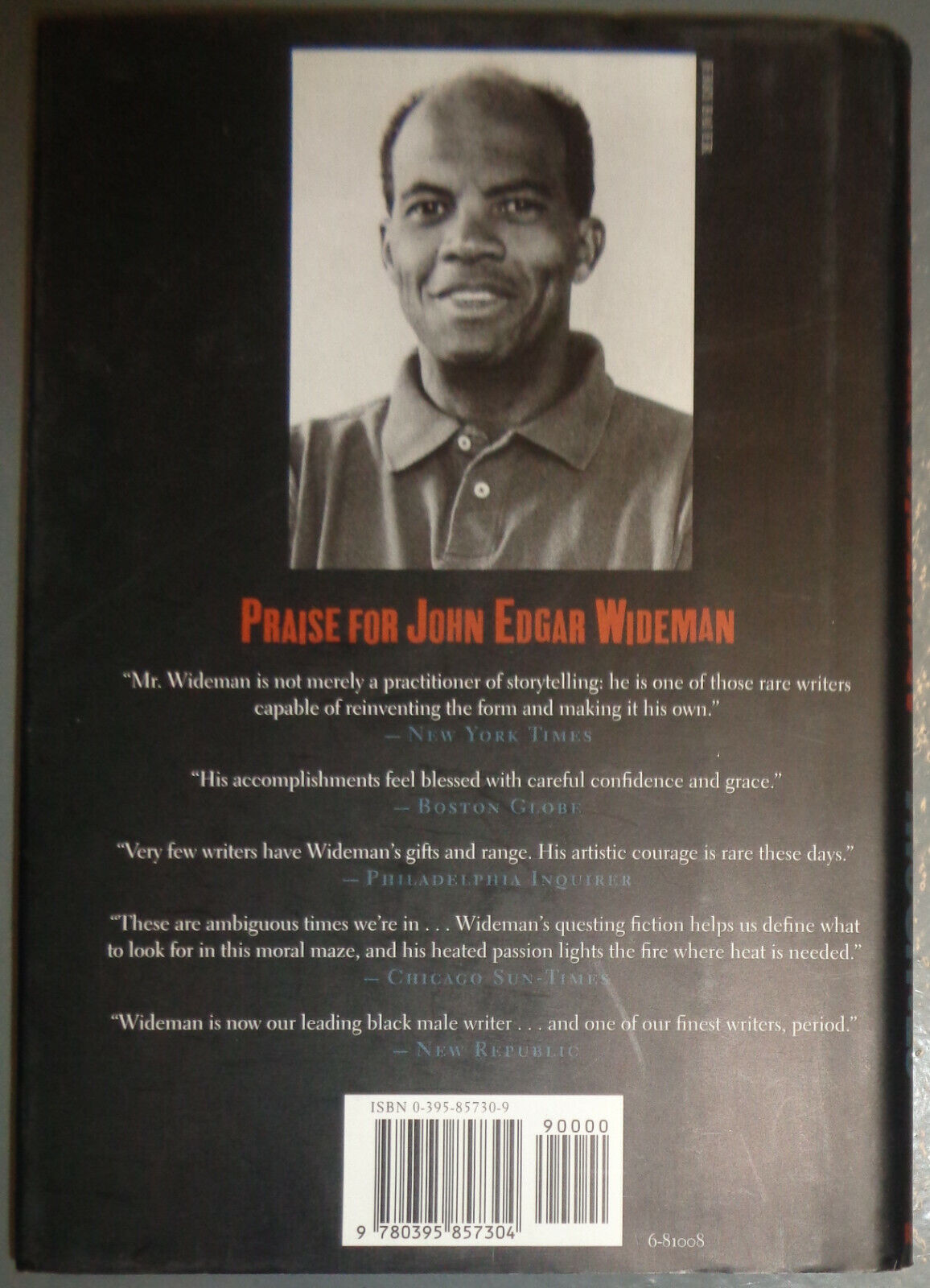 John Edgar Wideman - Two Cities - SIGNED First Edition. 1998. Fine/Fine