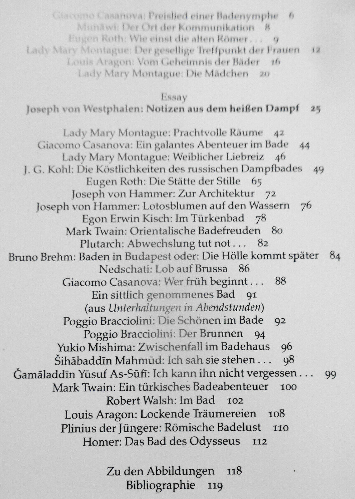 In den Tempeln der Badelust : Architekturen der Sinnlichkeit. 1986 Hardcover/DJ