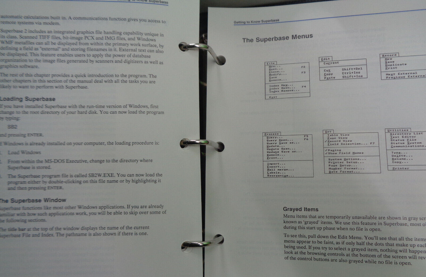 Superbase 2 - Data Manager for Microsoft Windows 1989. Unused. 3.5 & 5.25" disks