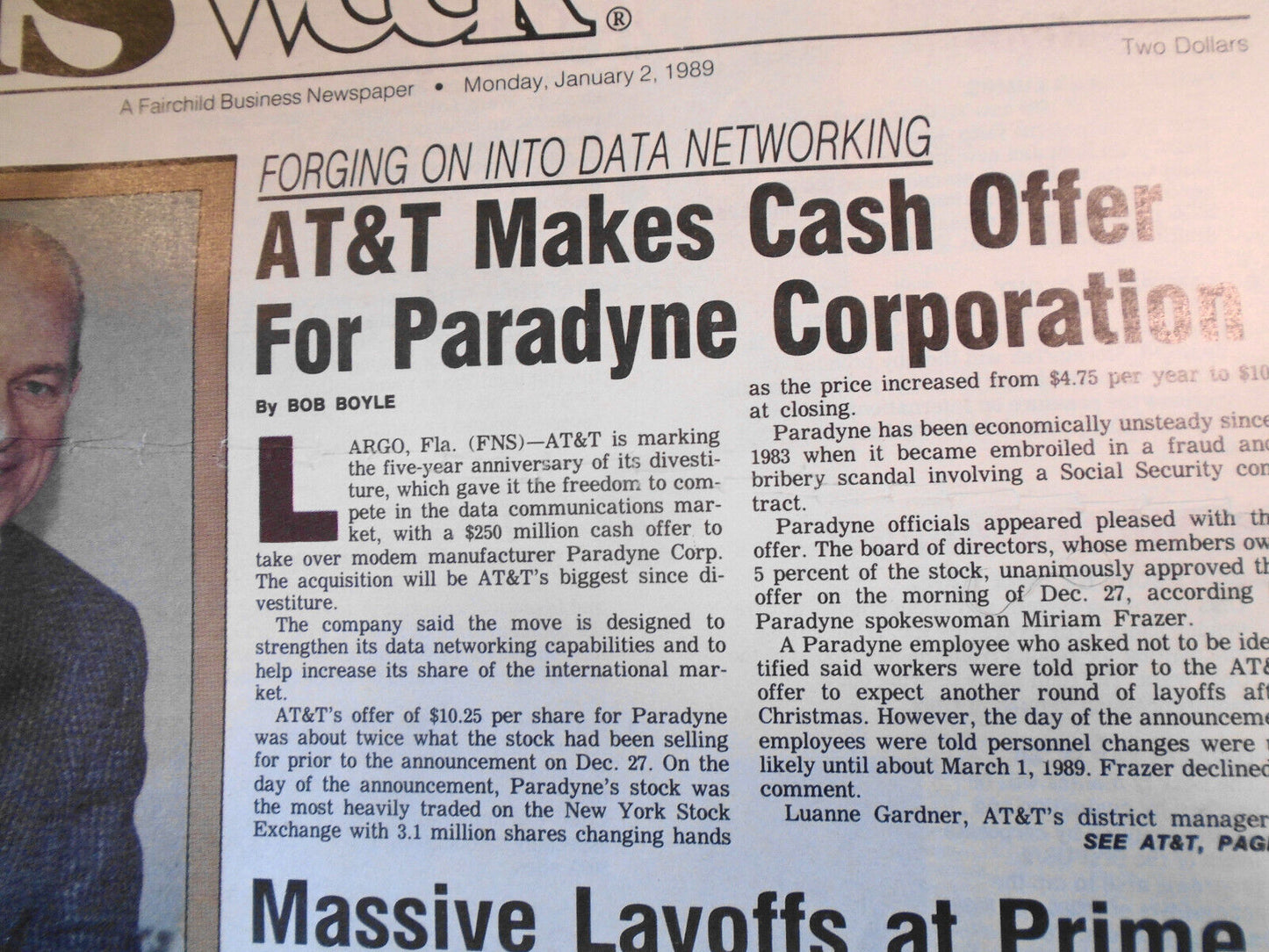 MIS Week, January 2, 1989