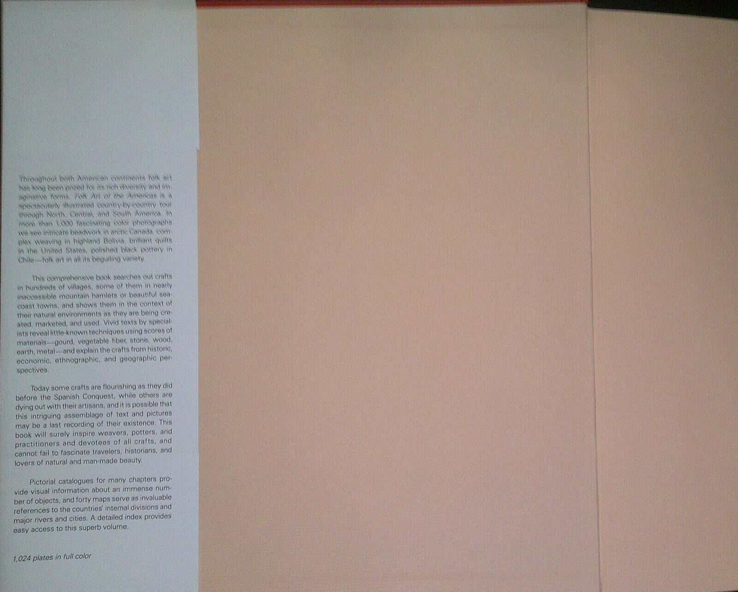 Folk Art of the Americas by August Panyella - Hardcover Fine/Fine. 1989.