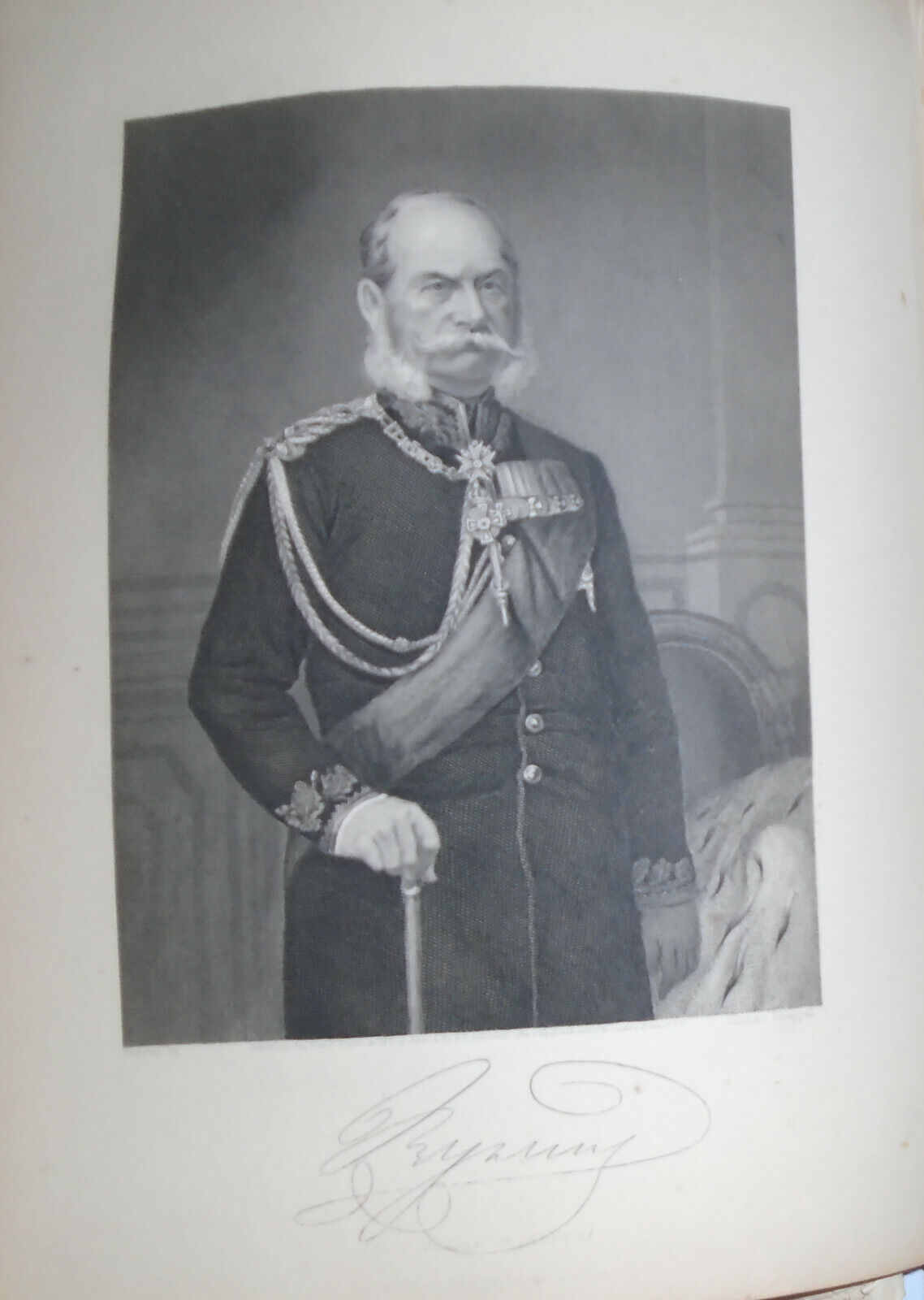 William I, Emperor of Germany -- 1873 engraving - Duyckinck Portrait Gallery