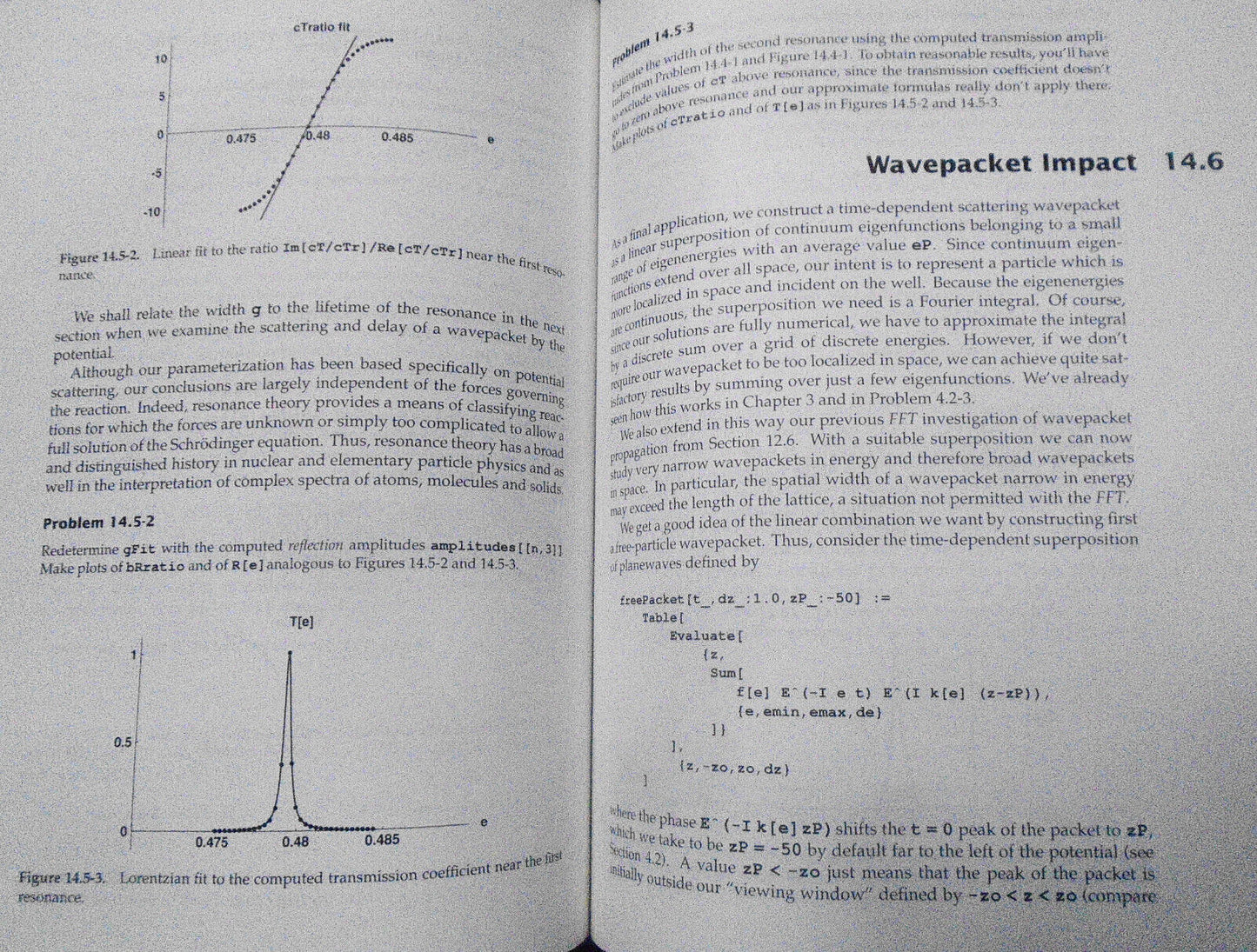 Quantum Methods with Mathematica, by J. Feagin. Hardcover, includes software