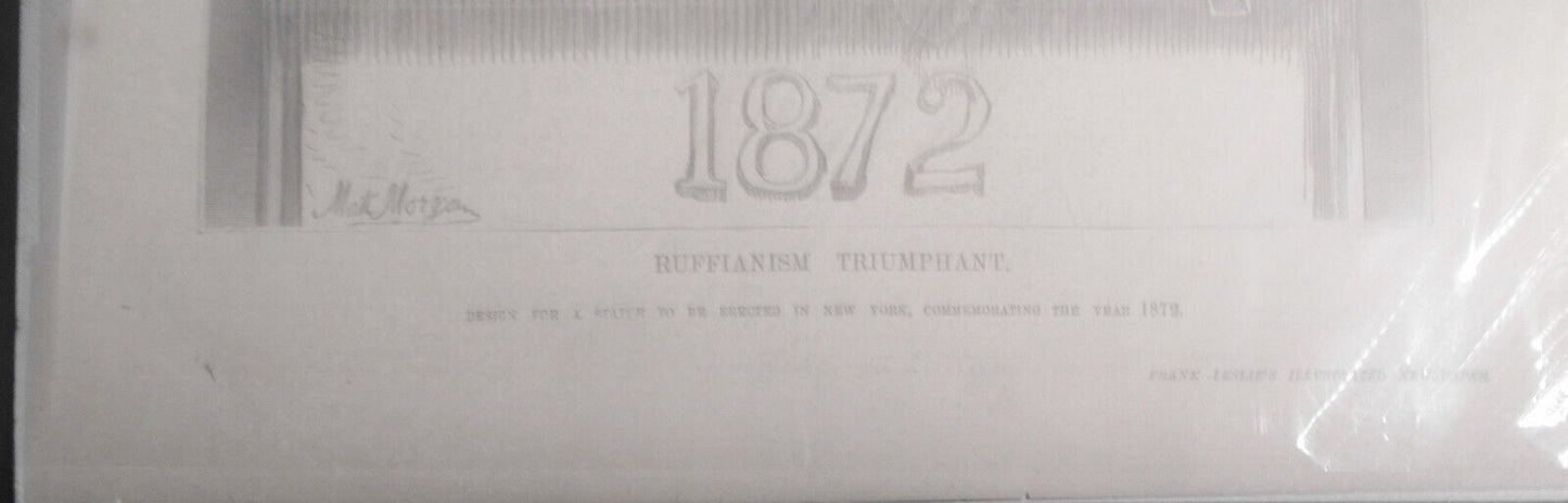 Ruffianism Triumphant 1872, by Matt Morgan - Frank Leslie's January 4, 1873