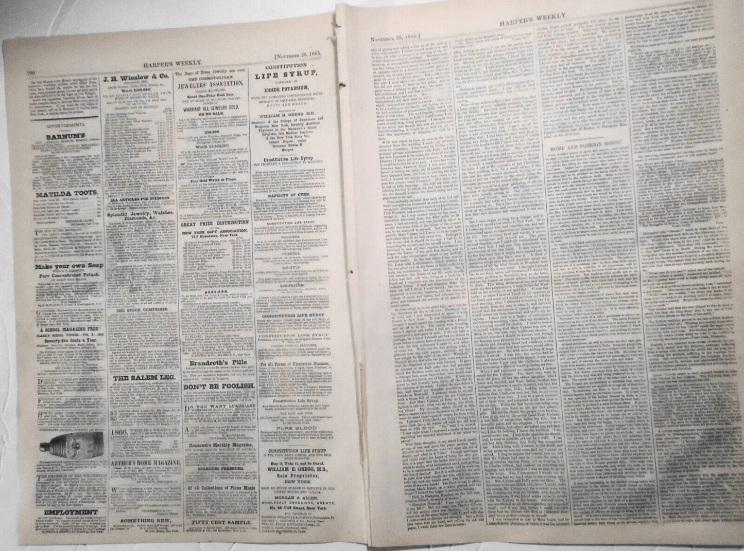 Execution of Captain Wirz. Original, Story & 4 Prints - Harper's Weekly, 1865