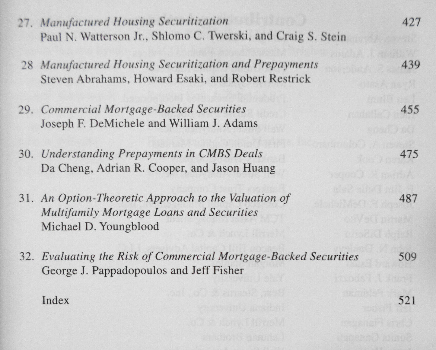Handbook of Structured Financial Products, by Frank J. Fabozzi. Hardback