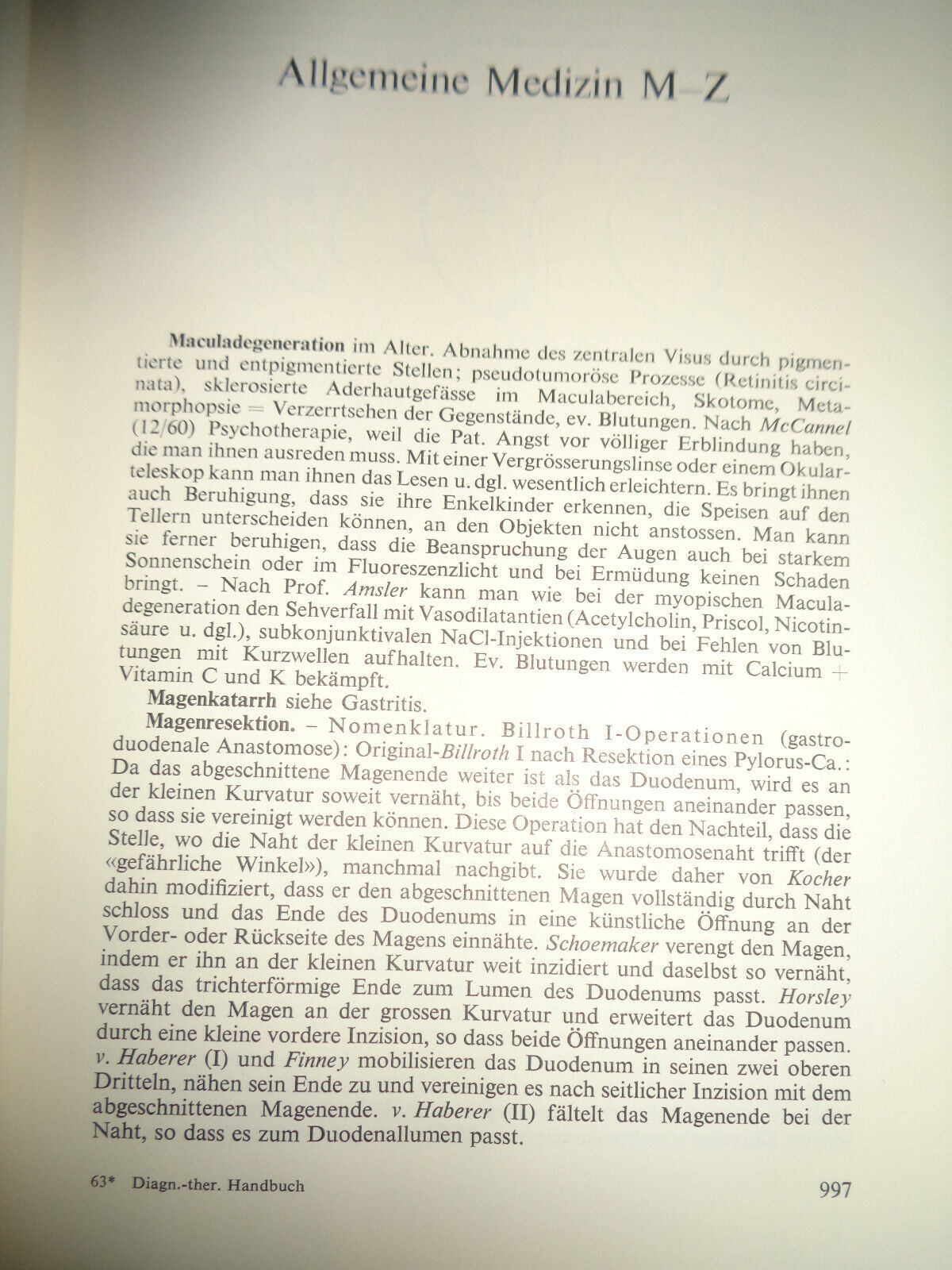 Diagnostisch-therapeutisches Handbuch der Ars medici by Max Ostermann. 2-Vol set