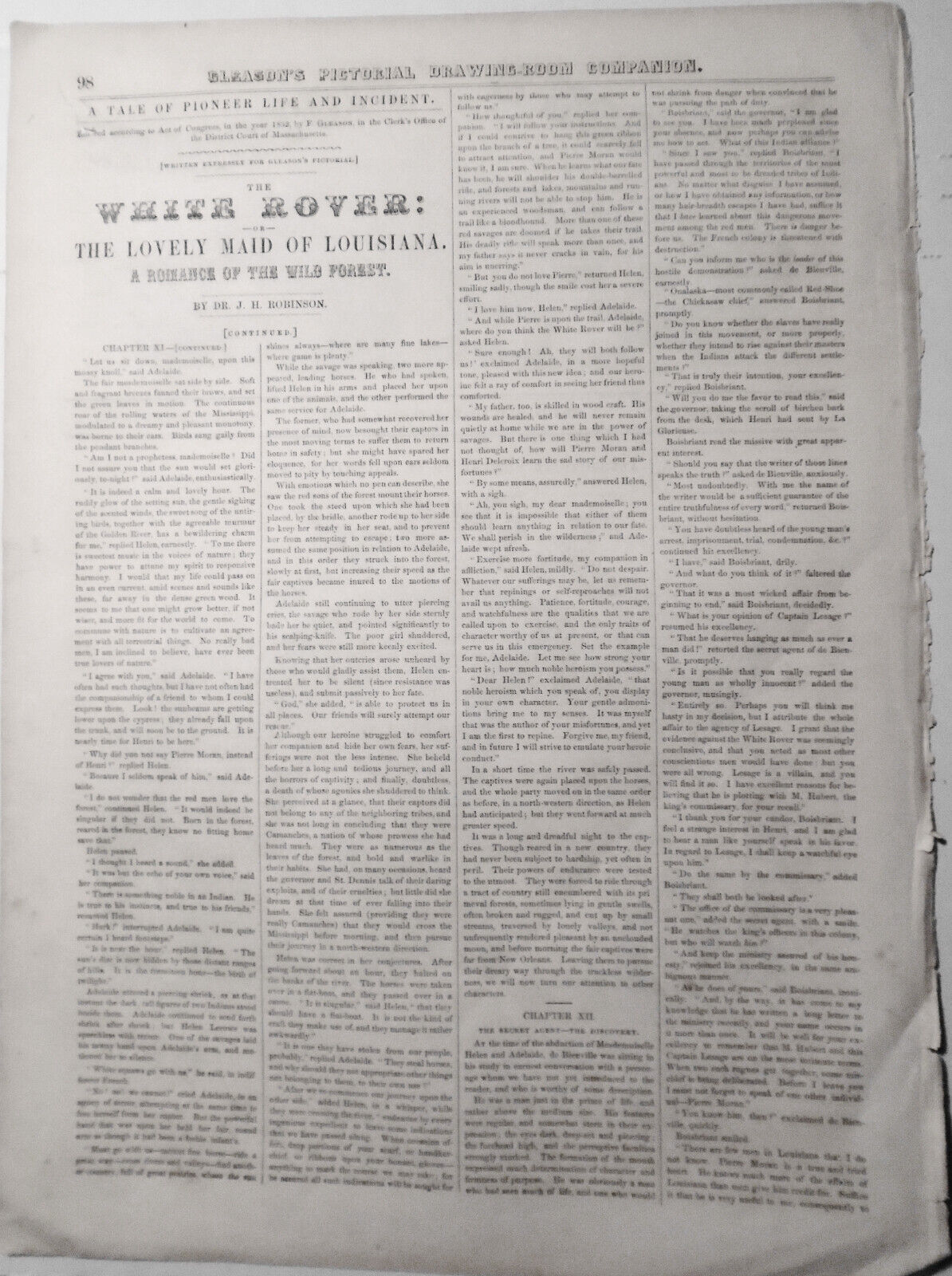 Allegorical Picture Of St. Valentine's Day - Gleason's Pictorial Feb. 14, 1852
