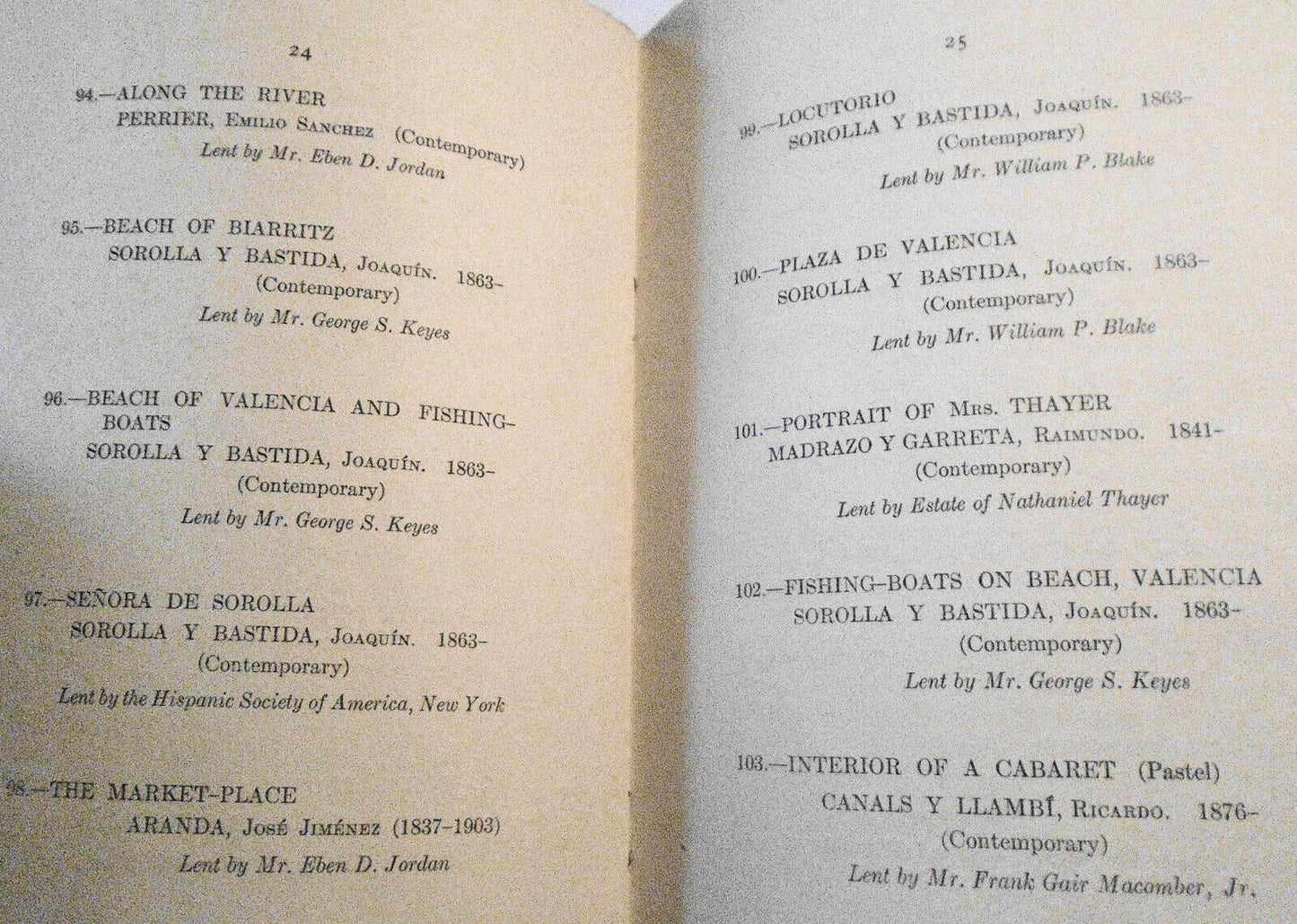 The Spanish school : loan collection : the Copley Society of Boston, Copley Hall