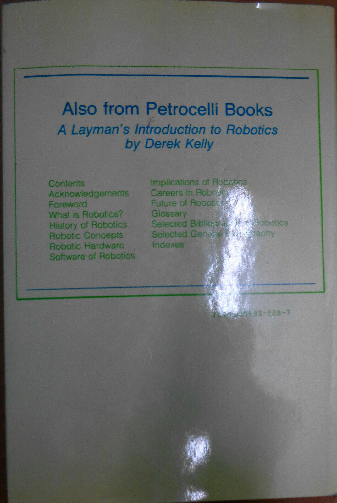 4 books on Robotics / Artificial Intelligence, Robot Vision, Projects, Handbook