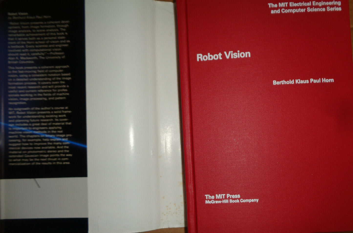 4 books on Robotics / Artificial Intelligence, Robot Vision, Projects, Handbook