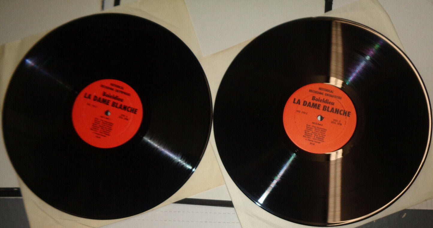 Boieldieu La Dame Blanche 2LP - Holland 1964 Live - Fournet, Spoorenberg, Gedda