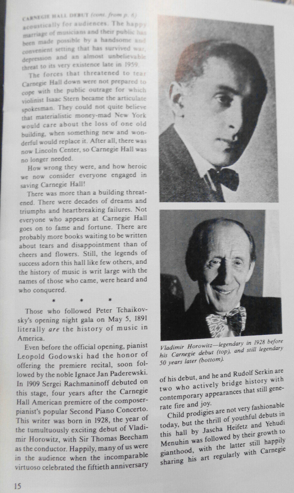NATIONAL SYMPHONY ORCH - STAGEBILL 1982 Rostropovich, Vishnevskaya, Chookasian