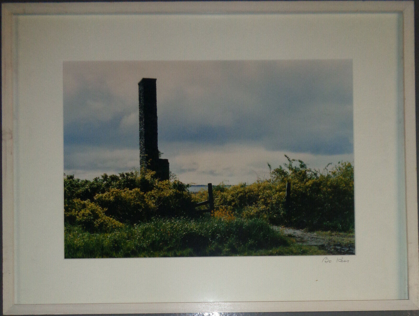 Bo Kass : Landscape with tower - SIGNED original C-Print. Ltd edition 1/25