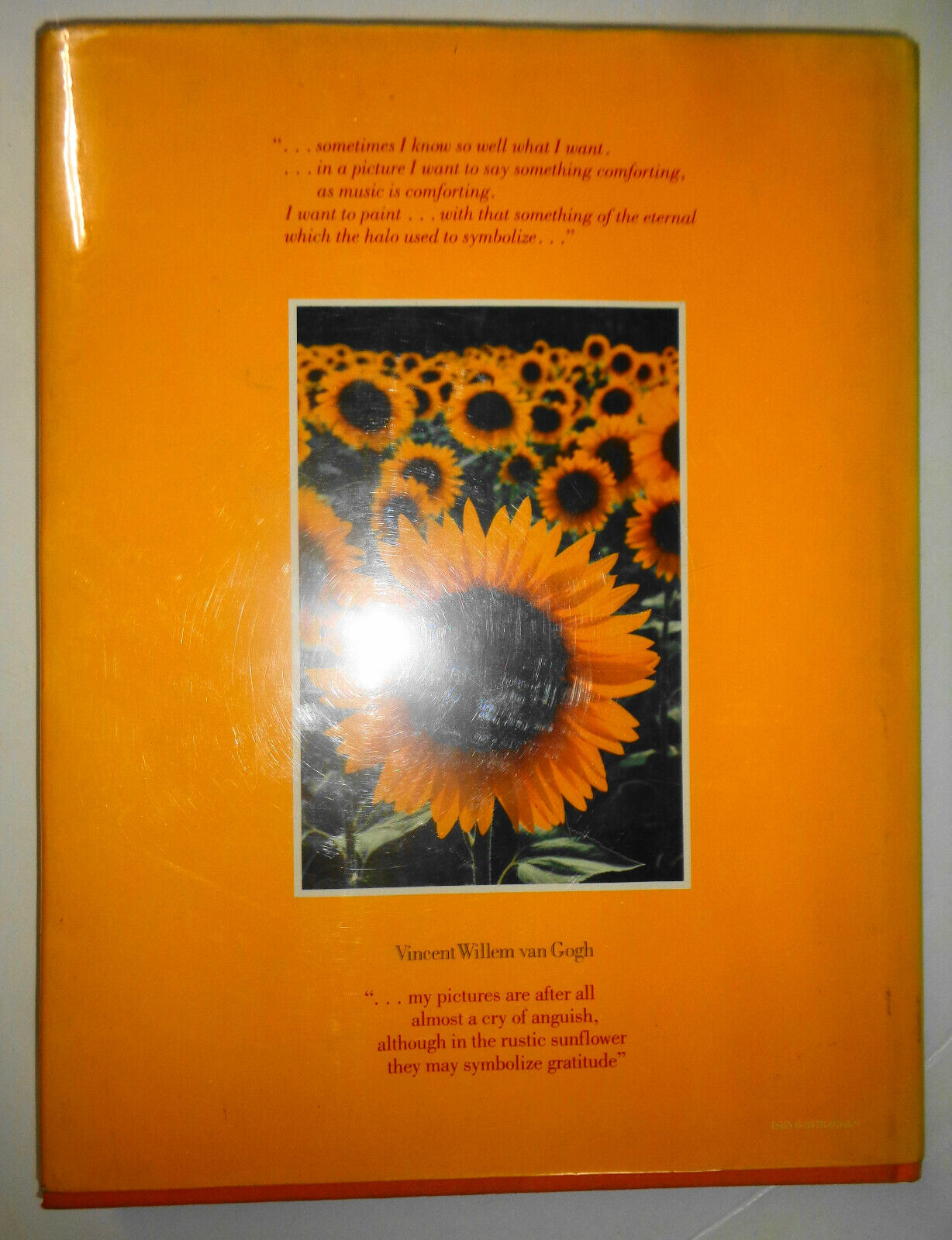 Sunflowers For Van Gogh, by David Douglas Duncan. 1986 1st Edition 1st Printing