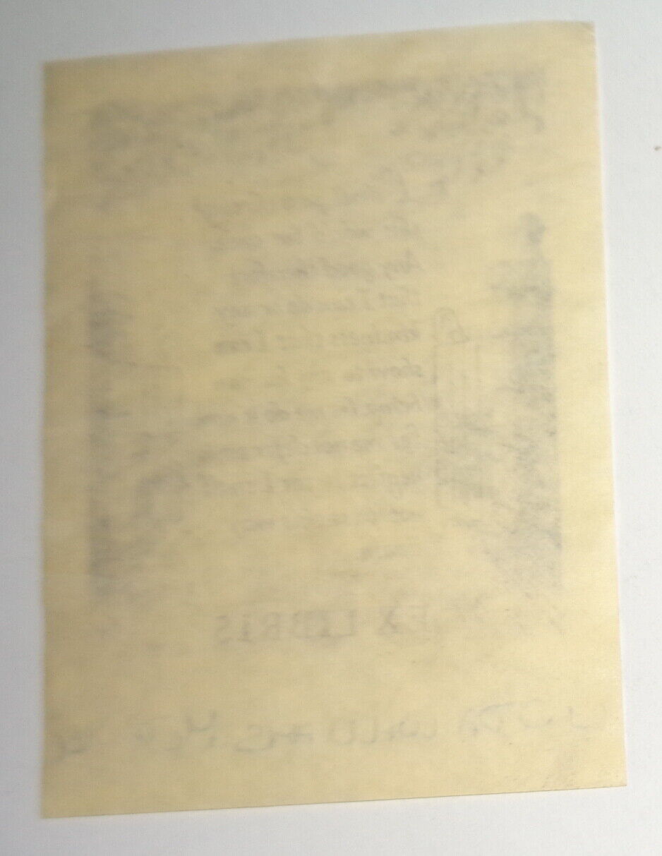 Linda Williams McDaniel - Ex Libris Bookplate - circa 1950's