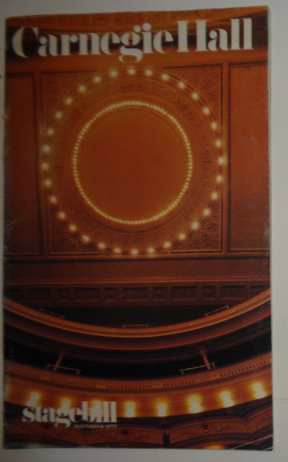 JUILLIARD ORCHESTRA / ISAAC STERN - CARNEGIE HALL STAGEBILL - NOV. 11, 1979