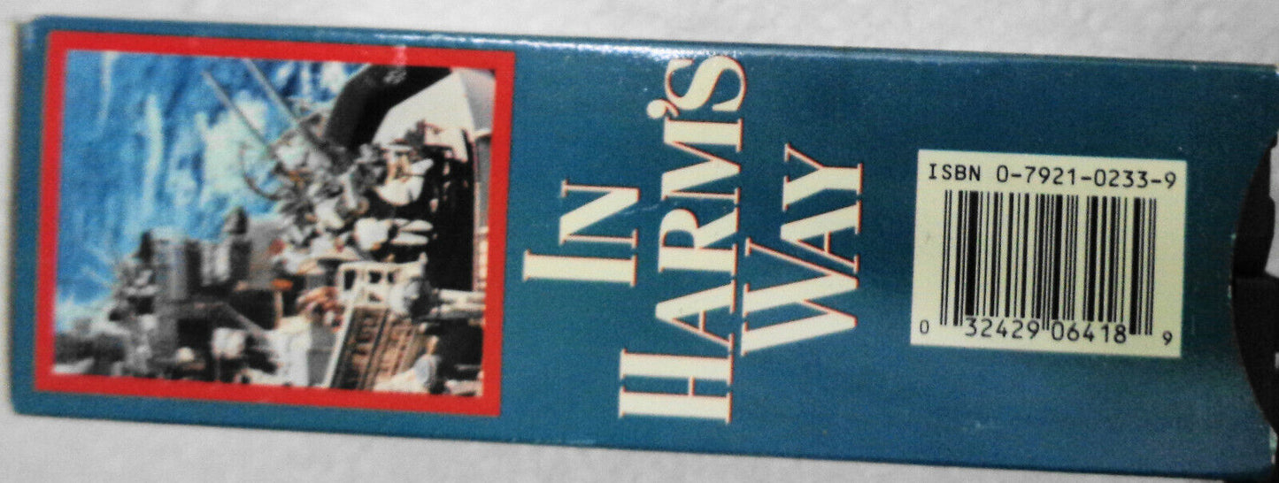 In Harm's Way - Betamax Beta tape - John Wayne -- Kirk Douglas