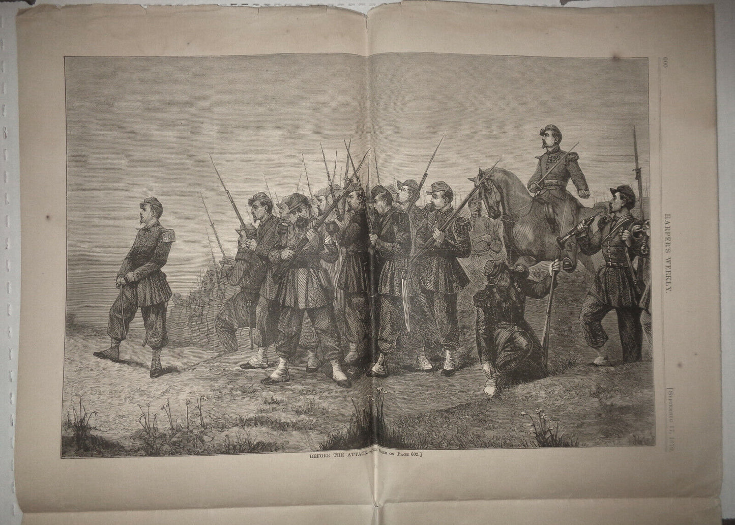 HARPER'S WEEKLY SEPTEMBER 17, 1870 - FORTIFICATIONS OF PARIS; PRUSSIANS; ICELAND
